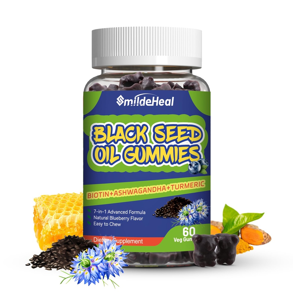 Černé semínka, Organické černé semínka, Černé semínko, Černé semínko, Organické 500 mg, Žvýkací a medové semínka, Vegan, 60 semínek