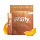 Imunity Ready ™ Electrolytes Powder Packets - Imunity Boost Drink Mix s vitamínem C, zink Pikolinát, Inulin Powder & Beta Glucan - Sugar- Free Peach- Mango, 15 Servings