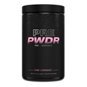 PWDRS Předcvičení prášek, všechny přírodní Pre cvičení pro energii, čerpadlo, Vytrvalost & síla, s kofeinem (Růžová limonáda)