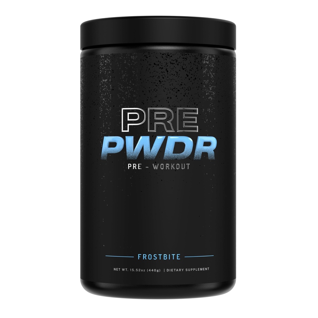 PWDRS Předcvičení Powder, Všechny přírodní Pre cvičení pro energii, čerpadlo, Vytrvalost & síla, s kofeinem (Omrzliny)