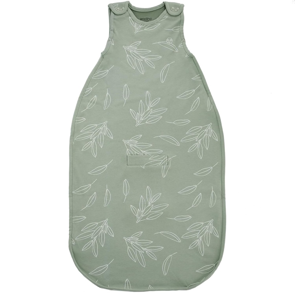 Woolino Toddler Spací pytel, 4 sezóna Merino Wool a organické Cotton Baby Sleep Bag nebo Sack, 2-4 roky, Sage