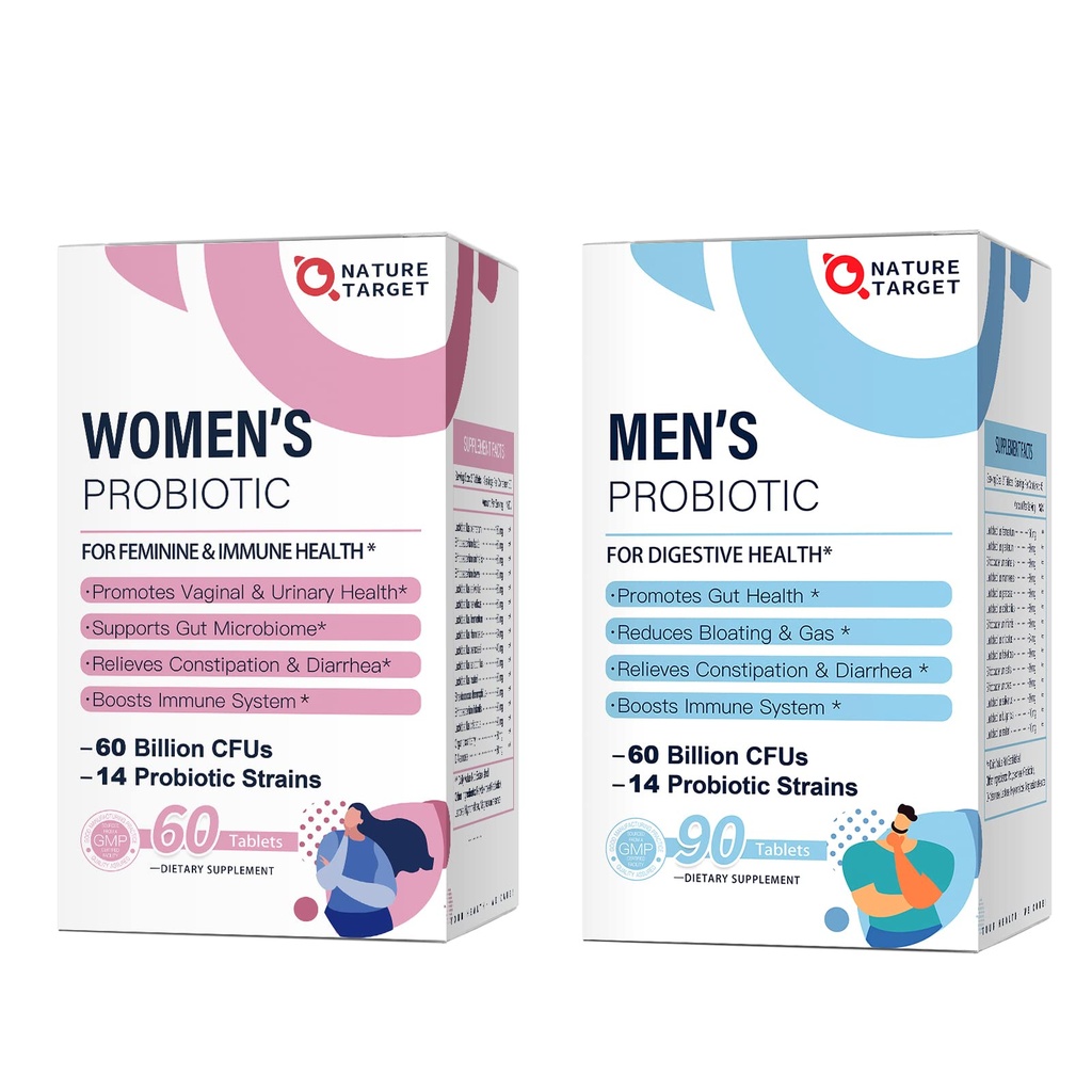 CÍLOVÉ PRObiotika NATURY pro ženy, probiotika pro muže, probiotika pro stravitelné, vaginální, prostatní zdraví
