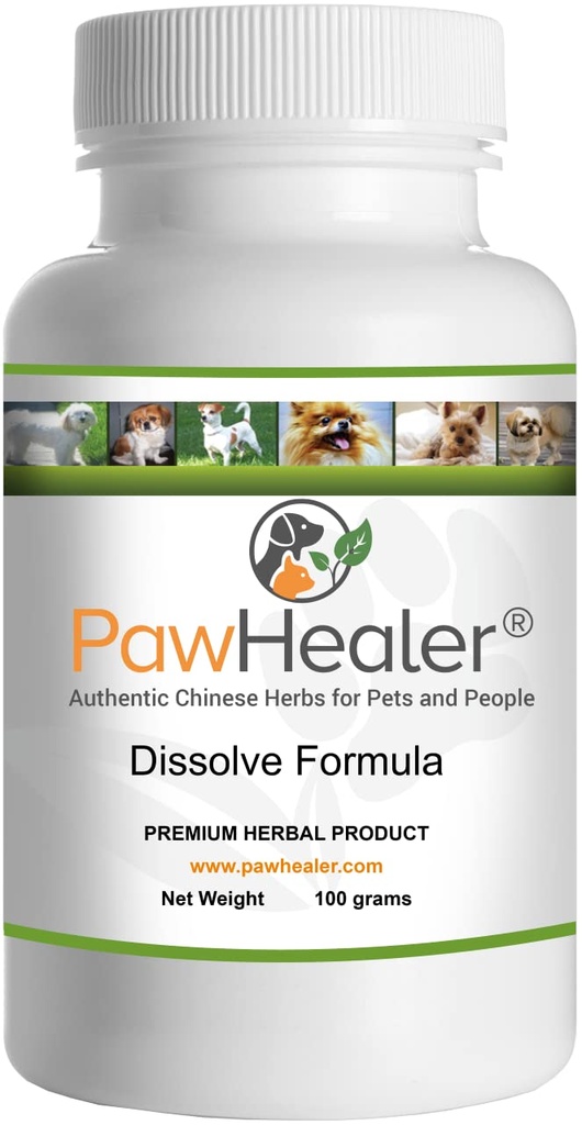 PawHealer ® Rozpustit Bylinné Formule - 100 Grams Powder - Remedy for Fatty Lumps & Bumps in Dogs & Domestic...
