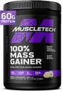 MuscleTech High Protein Mass Gainer pro muže a ženy - Protein Powder Shake for Weight Gain, Muscle Building & Recovery with Creatine Monohydrátu - Vanilla Milkshake, 5.15 Pound