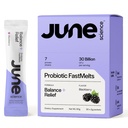 Balance + Relief current 124; Fast Melt Pre + Probiotic for Mood & Stress - BlackBerry Flavor, 30 Powder Sachets