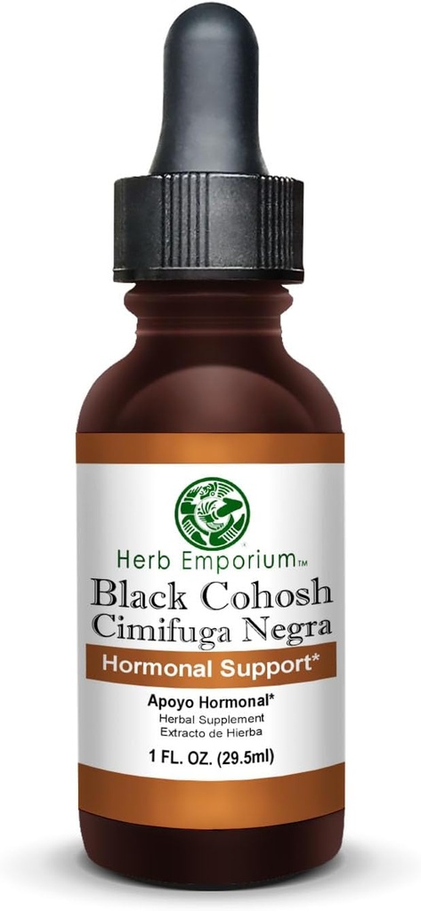 Herb Emporium Black Cohosh Root Extract 1fl. oz. (29.5 ml) Bylinný dodatek Hormonální podpora (balení po 1)