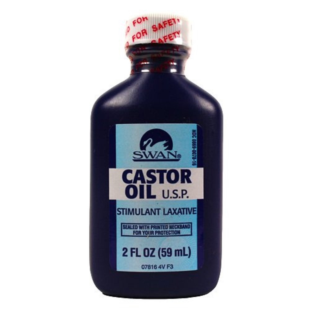 Swan Castor Oil - 2 oz láhev, (4 balení)