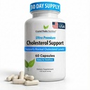 Cholesterol dodatek - All- Natural Ingredients to Support Normal Colesterol Levels. Podporuje optimální oběh. 60 Tobolky