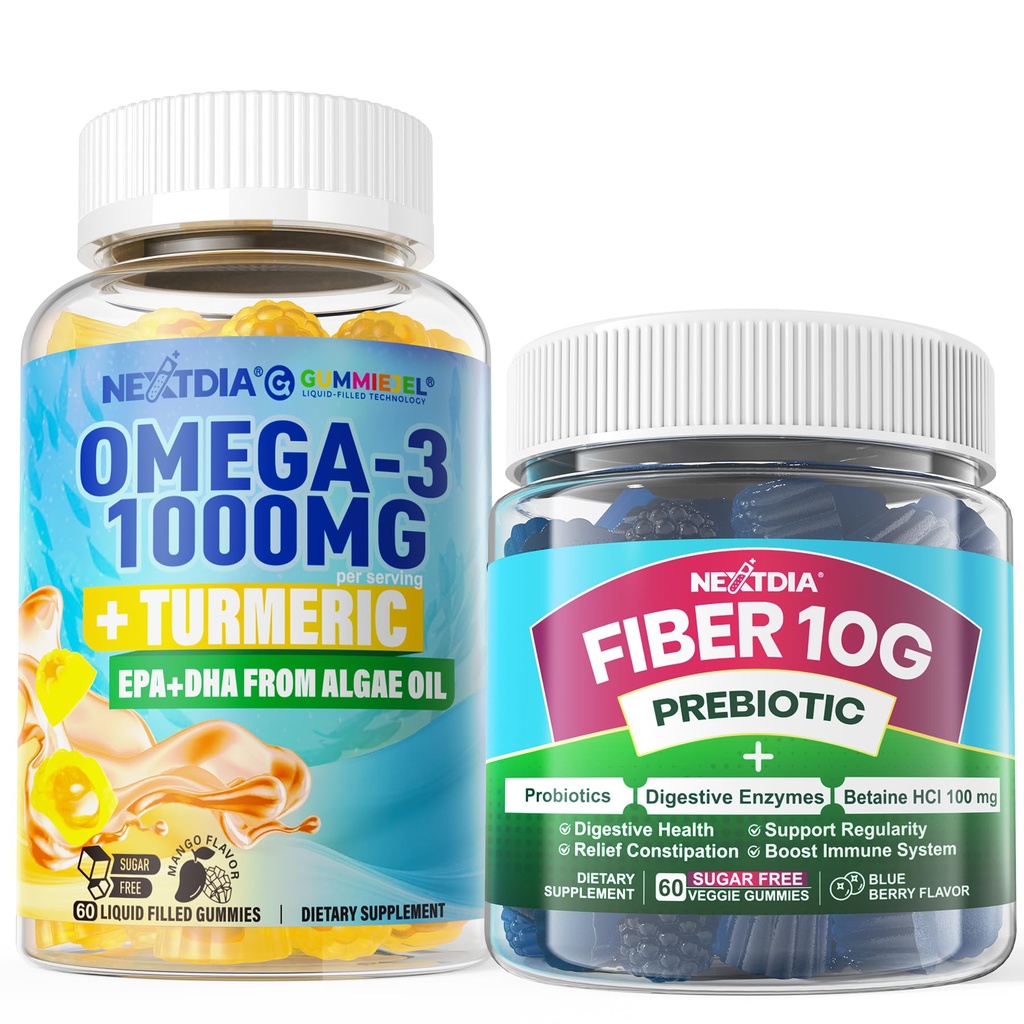 Vegan Omega-3 1000mg + kurkuma, Žabí gumy