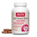 Jarrow Discovas Red Yeast Rice 1200 mg & Co-Q10 100 mg Per Serving - 120 Veggie Caps - 60 Servings - Herbal Heart Dieter Supplement - Podporuje kardiovaskulární a srdeční zdraví - Vegan