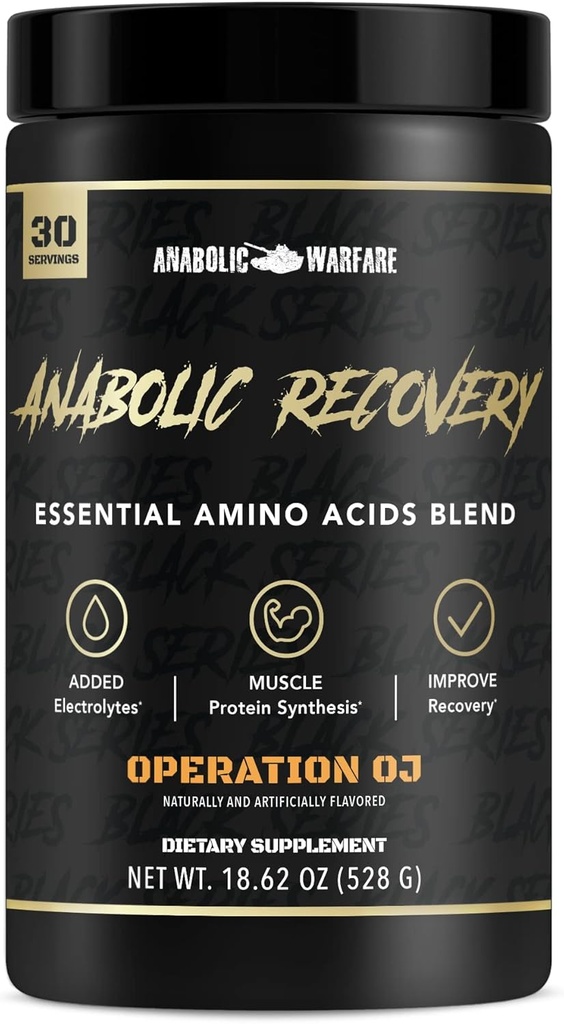 Anabolická recovery, esenciální aminokyseliny, Post Workout Recovery, Premium Hydration, Build Muscle * (Operace OJ, 30 Servings)