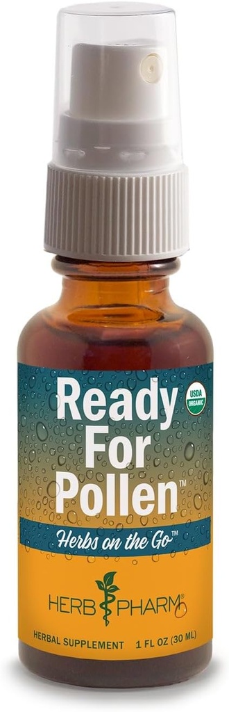 Herb Pharm Byliny na Go přenosné sprej: Certified Organic Ready for Pollen, 1 Ounce