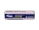 Tums Extra síla 750 Antacid s doplňkem vápníku Vápník bohatě tříděné Berries ochucené - 24 Kapesní Rolky 8 žvýkací tablety Každá role (192 Žvýkací tablety Celkem)