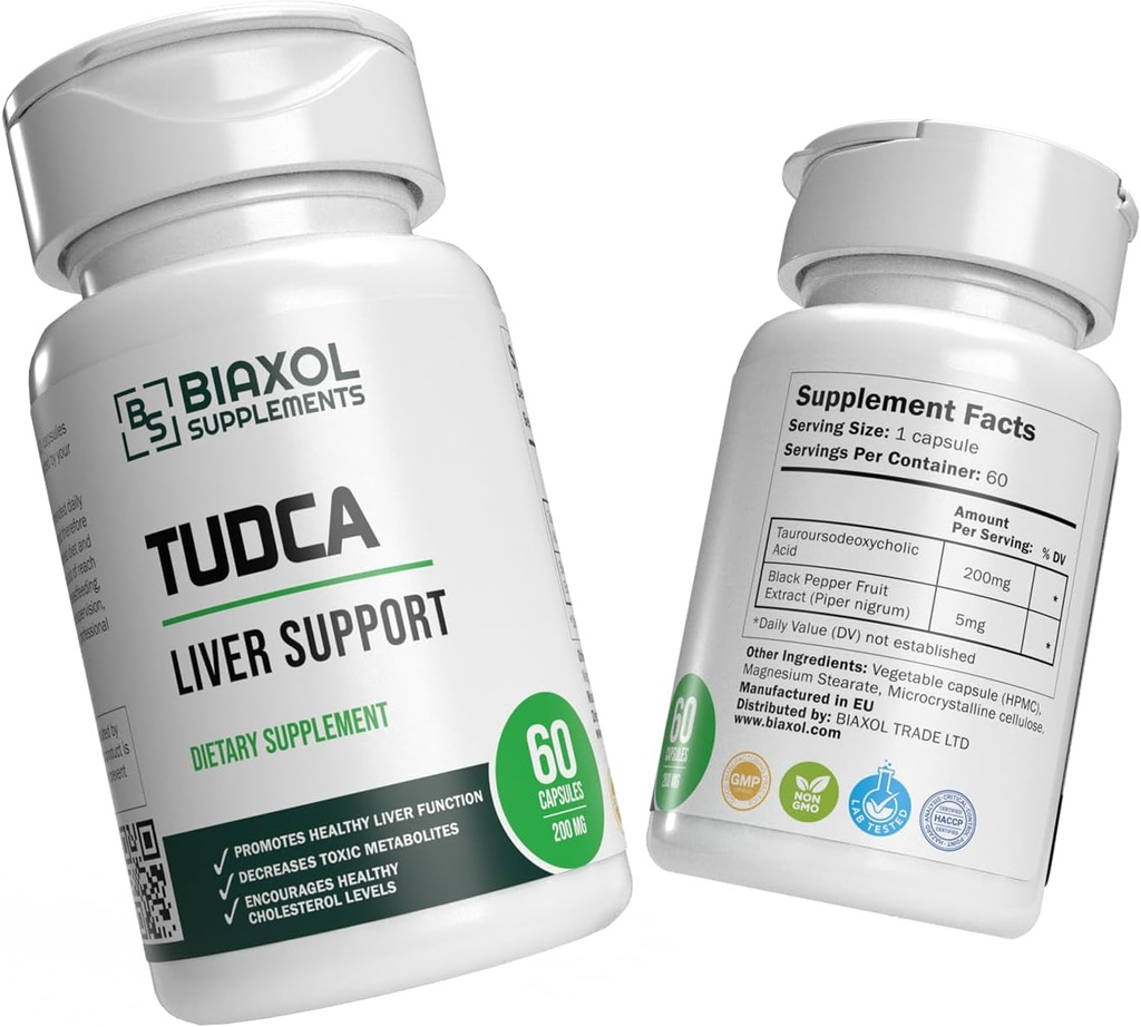 2024 Nejlepší TUDCA (Tauroursodeoxycholic acid)