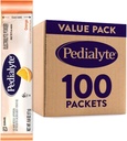 Pedialyte Electrolyte Powder Packets, Orange, Hydration Drink, 100 Jednorázové Powder Packets