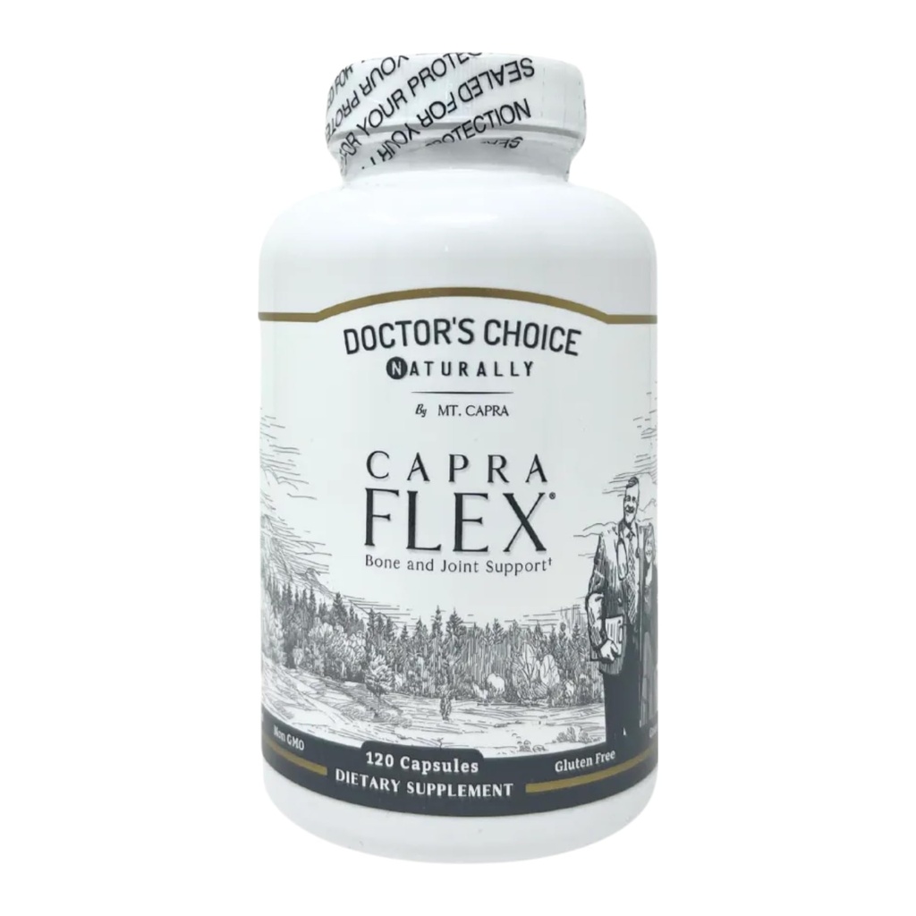 CapraFlex by Mt. Capra credi124; Kostní a společná podpora dodatek s Kuřecí kolagen, Hyaluronic acid, kurkuma, a Byliny pro společnou vitalitu credi124; 30 Servings - 120 Kapsle