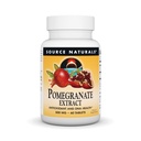 Zdroj Naturals Granátová jablka Extrakt 500mg Kompletní celý ovocný ellagický kyselý antioxidant a přidaný fiber - 60 tablet