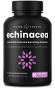 NutraChamps Echinacea Kapsle 1000mg - 8-in-1 Imunitate Supplement - Echinacea Goldenseal, Vitamin C, Zink, Ginger, Elderberry - 60 Kapsle