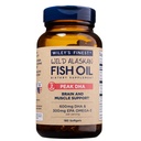 Wiley 's Finest Wild Alaskan Fish Oil Peak DHA - 900mg EPA a DHA Omega-3s - 180 Softgels (90 Služeb)