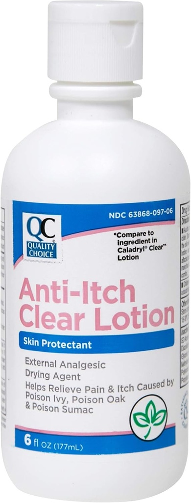 Quality Choice Anti- Itch Clear Lotion 6 oz - Balení po 3