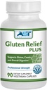 Gluten Relief Plus - 90 Vegetariánských kapslí - Gluten Digestion Support - Premium Natural Digestive Enzyme Formule - Obsahuje DPP-IV Enzyme Complex - AST Enzymy