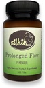 Silkie prodloužené Flow Dodatek - Hormonální Balance Podpora, Snížení a reguluje Menstruační cyklus, Hot Flashes & Night Sweats Relief, 300 Počet