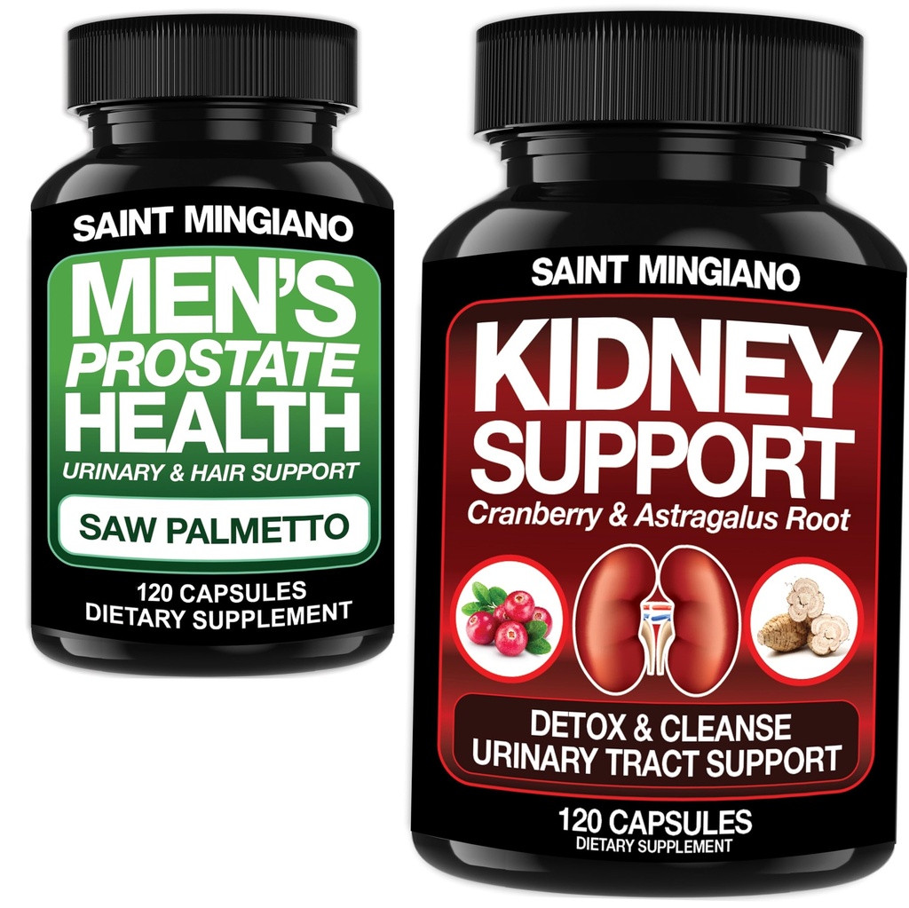 Ledviny Podpora čištění Detox a opravy 120 Kapsle - Spolu s - Men 's Prostate Health Advanced Prostate doplňky - 120 Kapsle