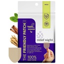 Relief Night Patch - 8 Pack Arnica, White Willow Bark, Melatonin, Ashwagandha pro bolestivost pro spánkové skvrny pro ženy a muže