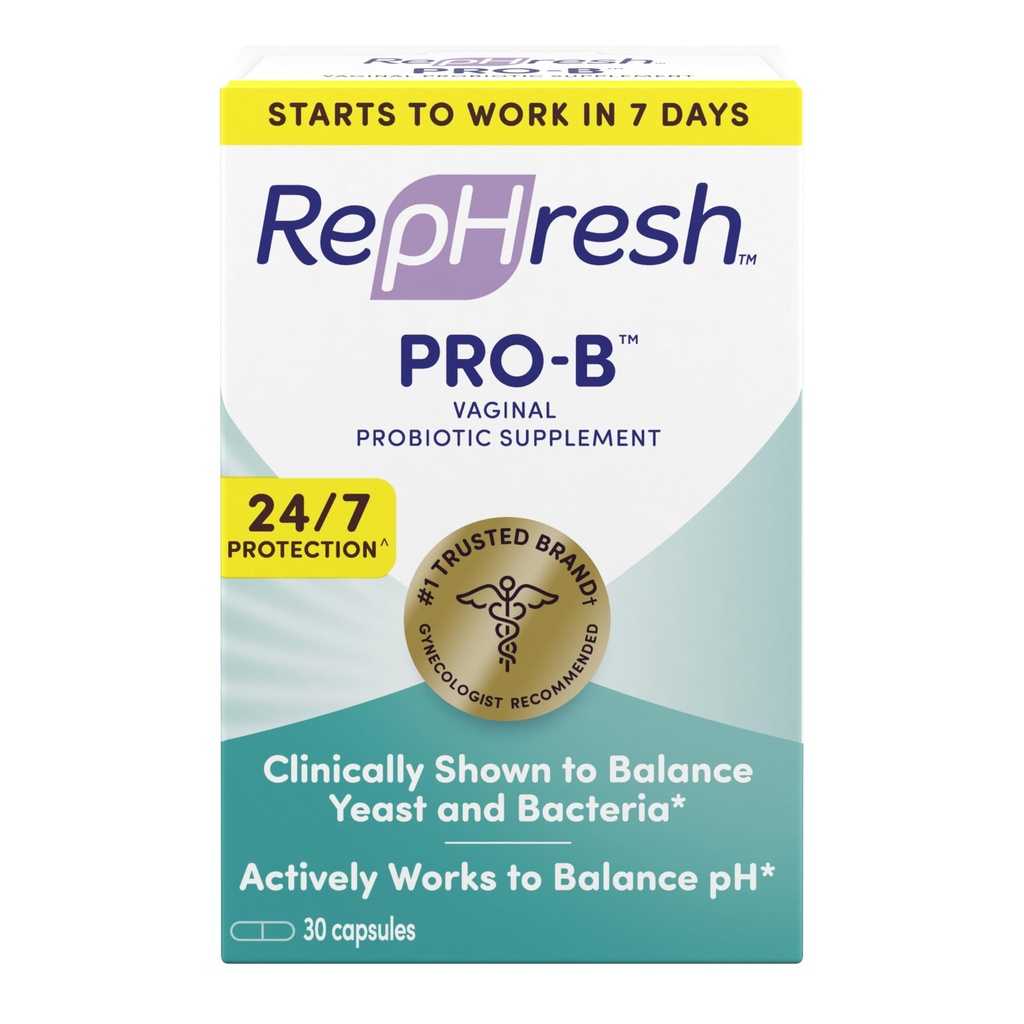 RepHresh Pro- B Probiotický dodatek pro ženy, 30 Perorální kapsle