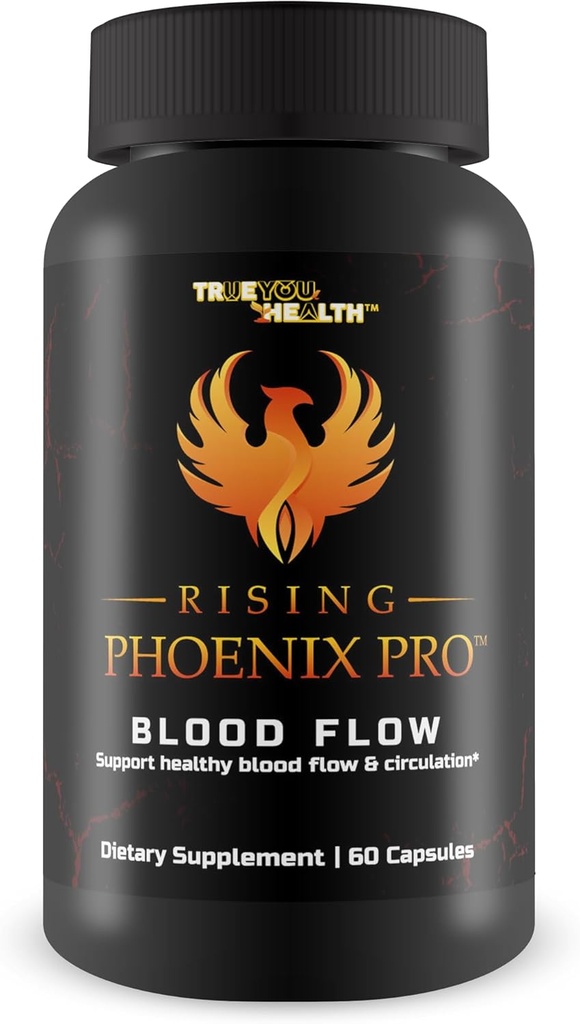 Rising Phoenix Pro Blood Flow - L- Arginin Krevní oběh Dodatek - Náš nejlepší Circulation Dodatek Pro Rising Phoenix Muž Pill pro zdravý oběh - Náš nejlepší krevní tok dodatek pro muže