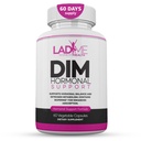 Komplex DIM 150mg Hormonální podpora Menopauza Relief dodatek pro Hot Flashes & Hormonal Acne Relief Bioperin, Brokolice a kalcium Estrogen Metabolismus Balancing pilulky pro ženy 60 Kapsle LadyMe