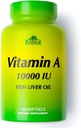 ALFA VITAMINS - Vitamin A - Rybí tuk 10 000 IU - Denní dodatek stravy pomáhá podporovat vizi, kůži a imunitní systém - 100 Softgels