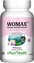 Menopauza Doplňky pro ženy horké návaly & noční pocení - Hormon Balance, Menopauza Relief pro ženy & Perimenopauza Podpora - s Black Cohosh, DIM & Red Clover - Womax - 60 Ct