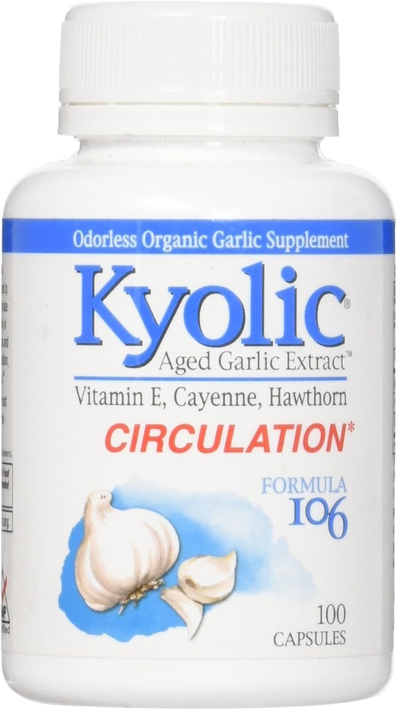 Kyolický Česnek Extrakt Zdravé srdce Formule 106 - 100 Kapsle