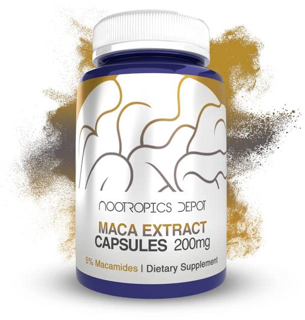 Maca Extract Kapsle 124; 5% Macamid 124; Lepidium meyenii 124; Mood, Energy, a Vitality 124; 60 Počet