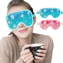 ZNÖCUETÖD Ice Mask Gel Cooling 2 balení opakovaně použitelné studené kompresní oční led balení pro tmavé kruhy a pufiny, Migréna, Stress Relief