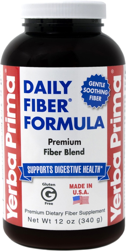 Yerba Prima Psyllium Husk, 12 Ounce (Pack of 2) - Colon Cleanser Fiber Dodatek - Přírodní podpora pro Gut Health - Non GMO, Gluten Free, Vegan