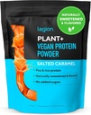 LEGION Plant + Vegan Protein Powder, Rice and Pea, Plant Based Protein Blend. Gluten Free, GMO Free, přirozeně slazené a ochucené, 20 Servings, 2 Lbs (slaný karamel)