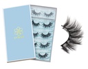 DYSILK řasy False Eyelass - Oční řasy Mink Lishes 5 páry 6D řasy Balení Fluffy řasy Fake Eye řasy přírodní vzhled Wissy Eyelass Strip Lash Faux False Eyelass Rozšíření Kit 124; 001-15mm