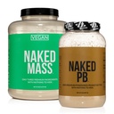 NAKED Soy- Free Protein Bundle: 8LB Vegan Mass a 2LB PB