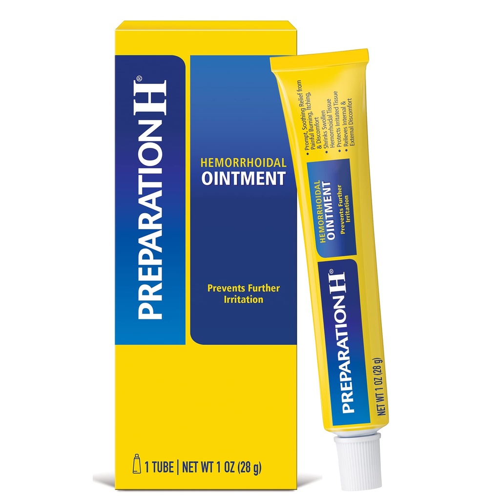Preparation H Hemeroid Ointment, Svědění, pálení a discomfort Relief - 1 Oz Tube