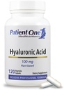 Pacient One Hyaluronic acid 100mg CLAS124; dodatek k podpoře hydratované, mladistvé kůže a společné zdraví * CLAS124; 120 Kapsle