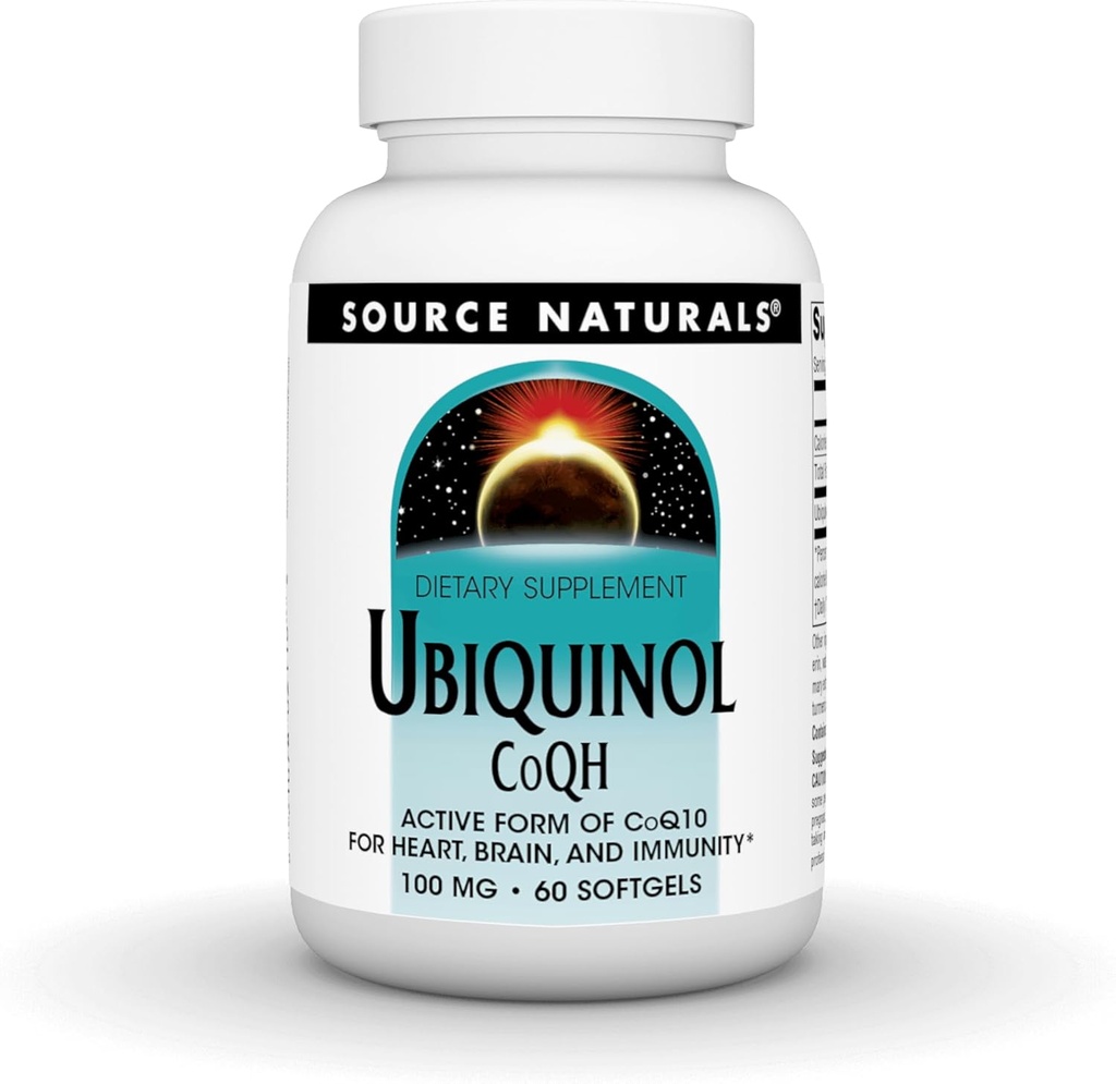 Zdroj Naturals Ubiquinol CoQH 100mg Serving - 60 Softgels