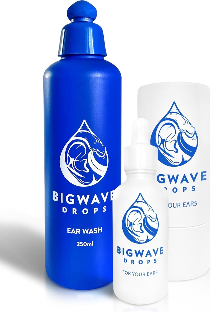Kompletní systém péče o uši - Fast- acting Uar Drops and Uar Wash - pro plavce - Surfery - Vodní atlety - Svědění a podráždění