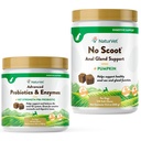 NaturVet Advanced Probiotika, Zdravé Enzymy a PB6 Probiotický dodatek pro Vaše psy Žaludek, 120 Měkké žvýkání & žádné Scoot pro psy - 120 Měkké žvýkání - Podporuje zdravé anální Gland & Bowel funkce