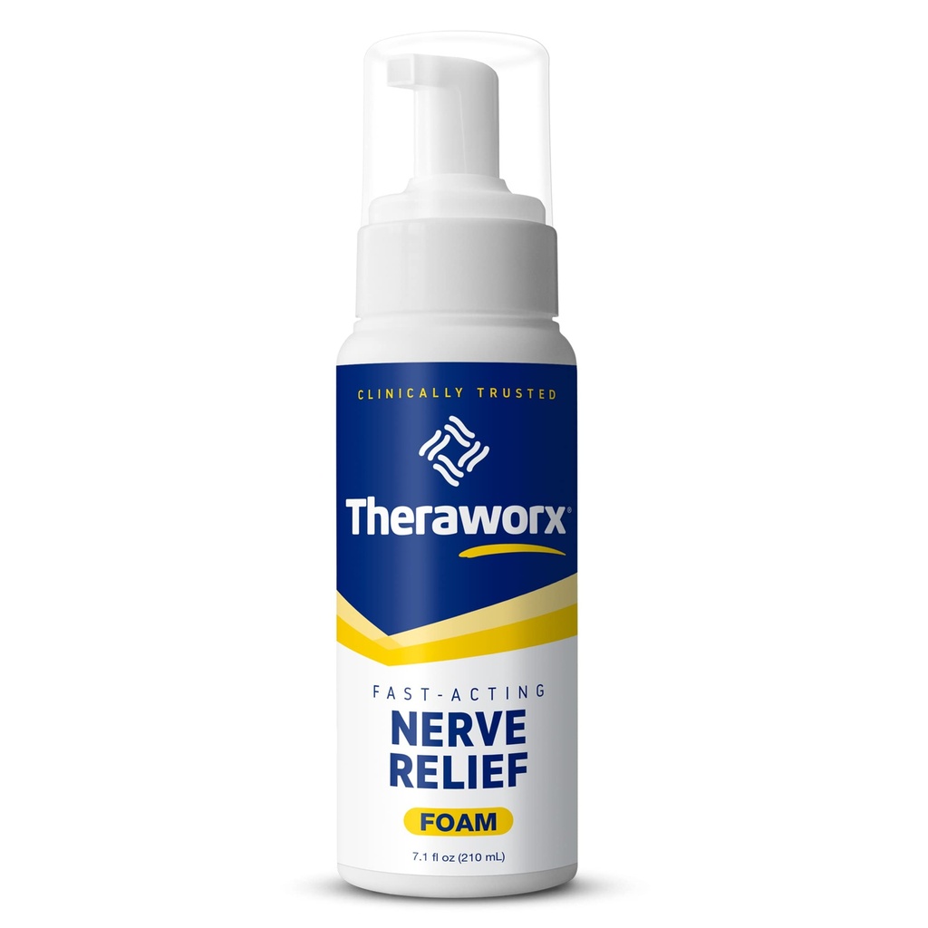 Theraworx Fast- acting Nerve Relief Foam Agravated Nerve Discomfort Relief - 7.1 oz - 1 Počet