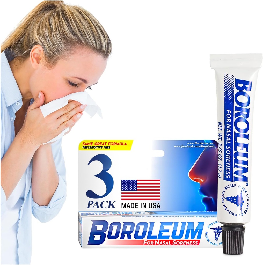 Boroleum Dry Relief Nasal Soelth & Stuffy Nose Relief 124; Medikované Nasal Gel a Nose Moisturizer