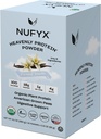 NUFYX ® • Nebeský protein ® Powder • Světově nejjemnější 100% organické americké pěstované hrušky • Vegan • Gluten zdarma • Nízký karb (krémová vanilka, Krabice 10 Packets)