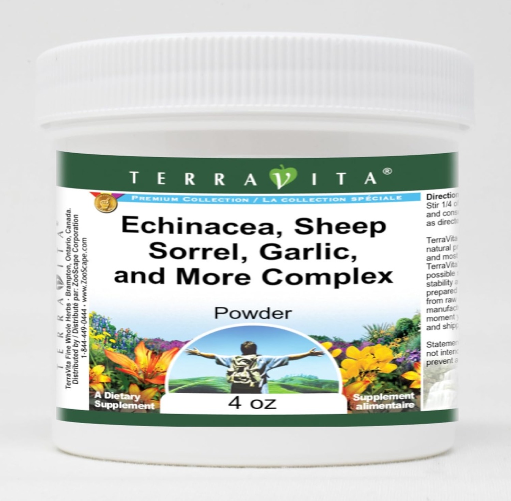 Echinacea, Ovce Sorrel, Česnek, a složitější prášek (4 oz, ZIN: 516903) - 3 balení