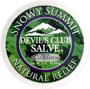 Snowy Summit Aljaška Devil 's Club Lavender Salve - Ručně vyrobený pleťový mast s levandulí - Přírodní svalovina s Premium, Odpovědně Sourced Plant Materials - Made in USA - 2 oz